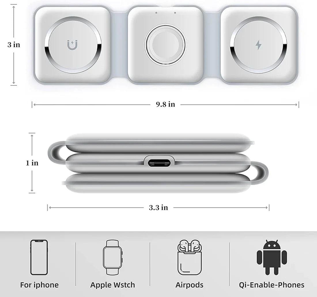 3-in-1 Pad Wireless Charging