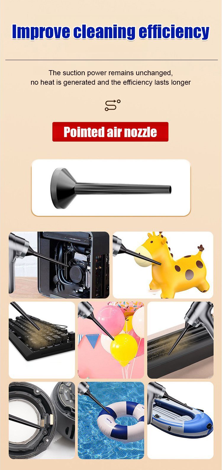 Portable Smart Vacuum and Blower Pro
