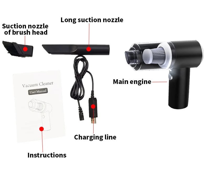 Portable Smart Vacuum and Blower Pro