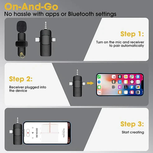 Mini Wireless Streaming Microphone