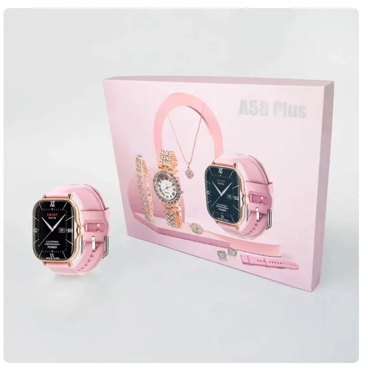 A58 5 in 1 Smart Watch For Women