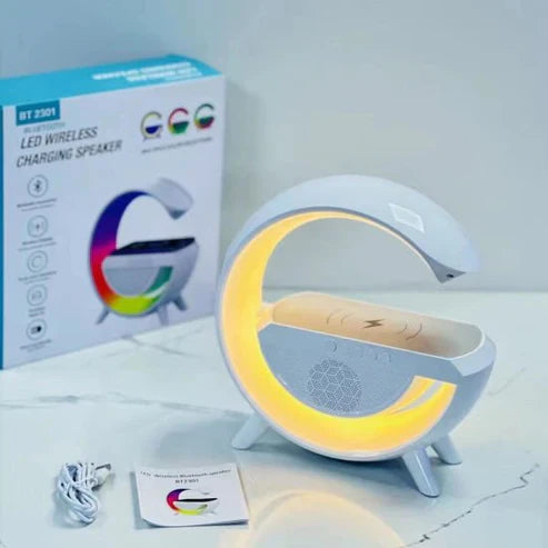 G Led Wireless Charger Speaker